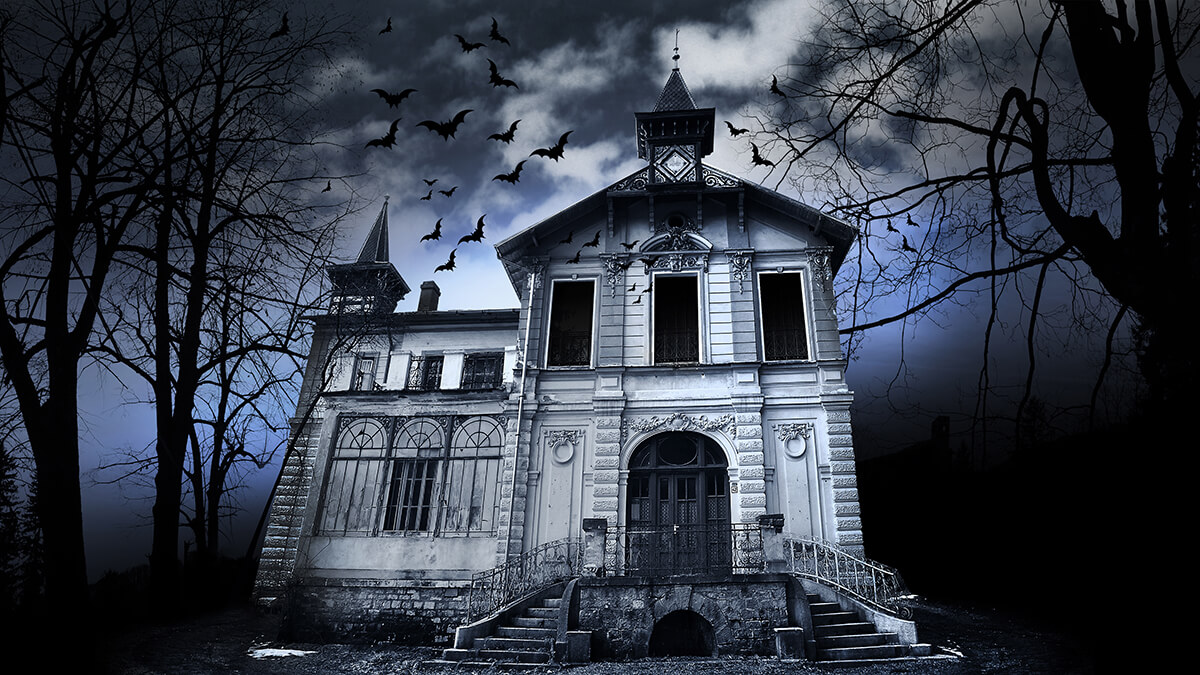 A haunted house?
